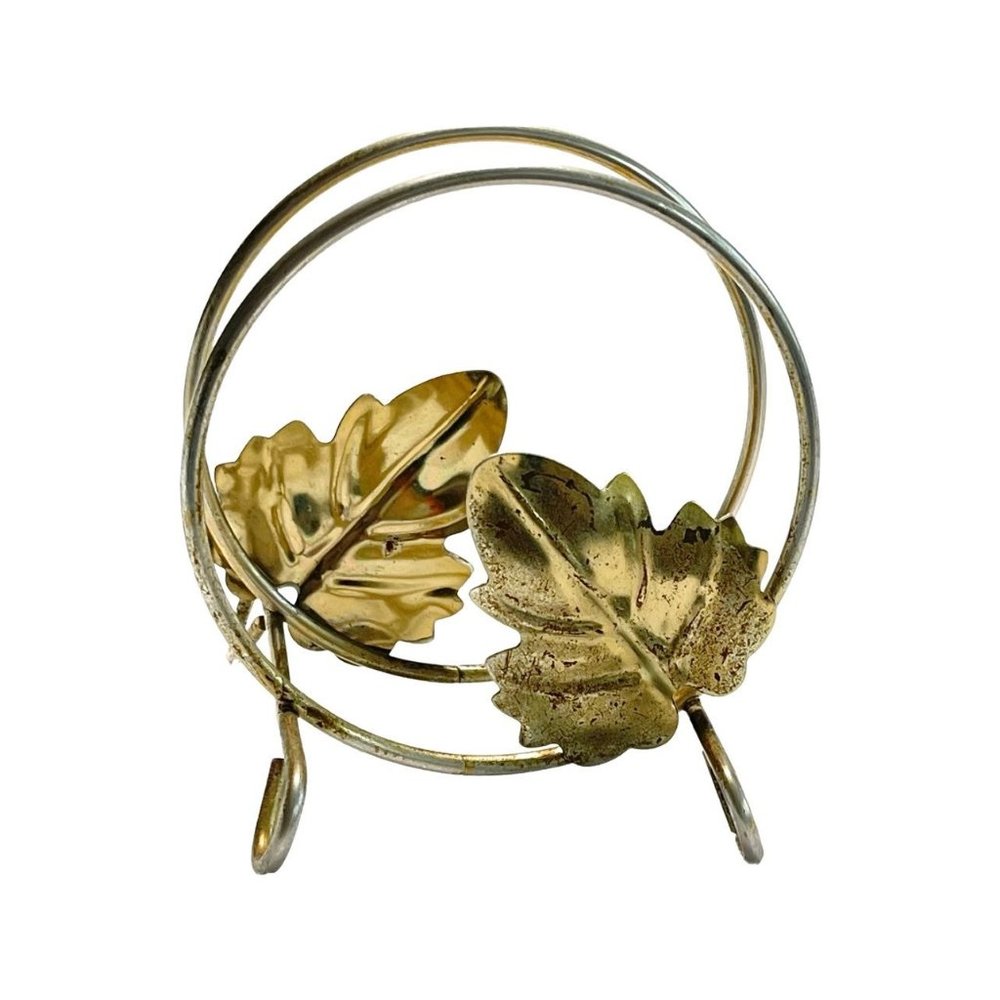 Vintage Gold Leaf Napkin Holder